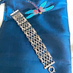 Silver link bracelet